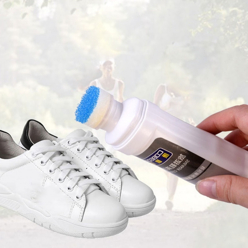 1pc Witte Schoenen Cleaner Witter Verfrist Polish Schoonmaak Tool Voor Casual Lederen Schoen Sneakers Schoen Borstels