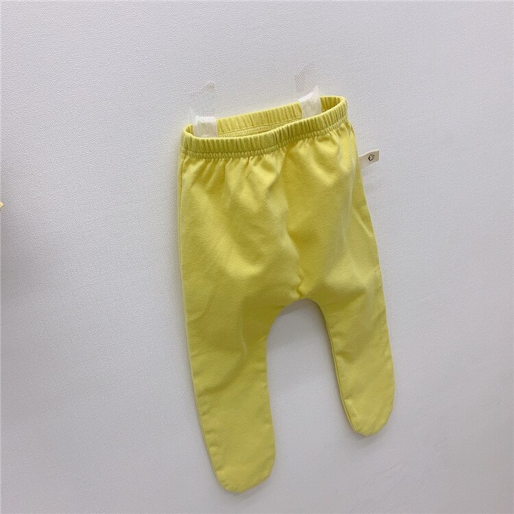 Gele Baby Panty Voor Meisjes Lente Herfst Kids Panty Katoen Jongens Panty Kinderen Kous