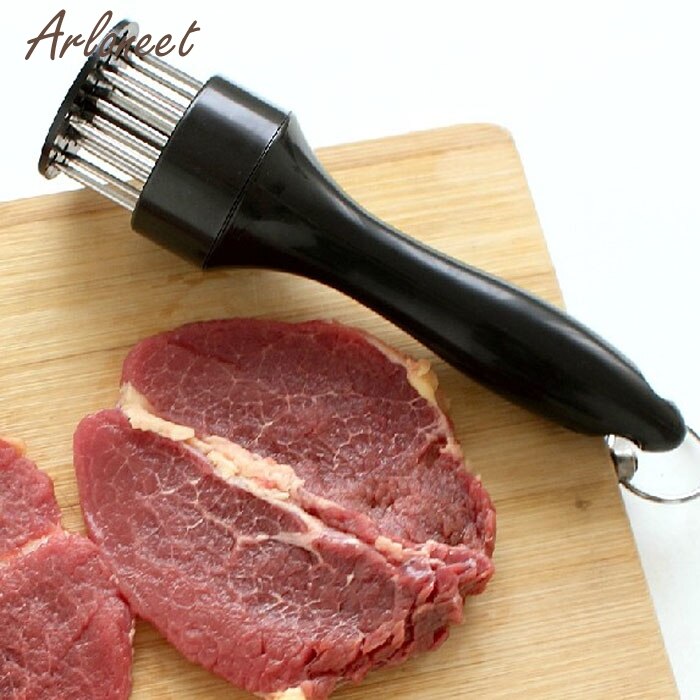 Ablandador de carne con aguja de acero inoxidable para bistec, tendedero de cerdo, aguja para carne suelta, herramientas de comida rápida para bebés