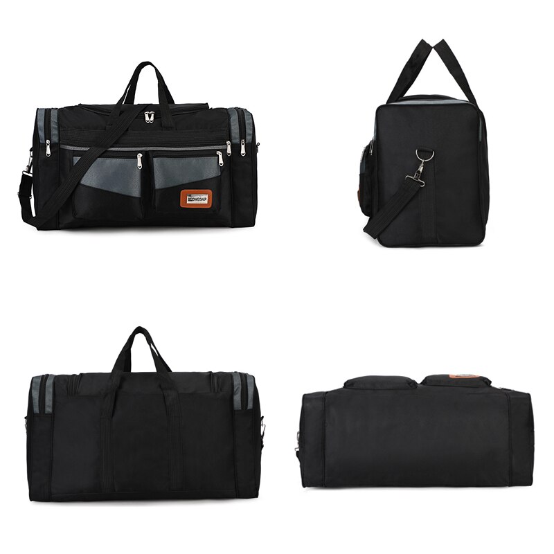 Mode Nylon Mannen Reistas Cubic Waterdichte Weekend Bag Multipocket Carry Bagage Tassen