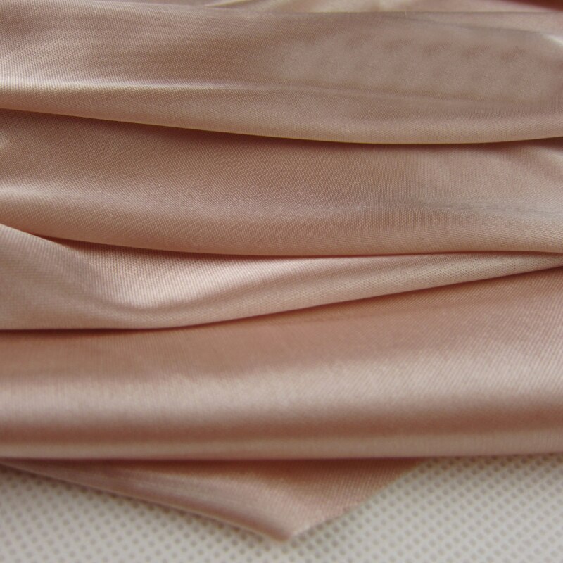 3 meters 160 62.99" width lotus pink knitted satin fabric lining background dress inner linings LX129