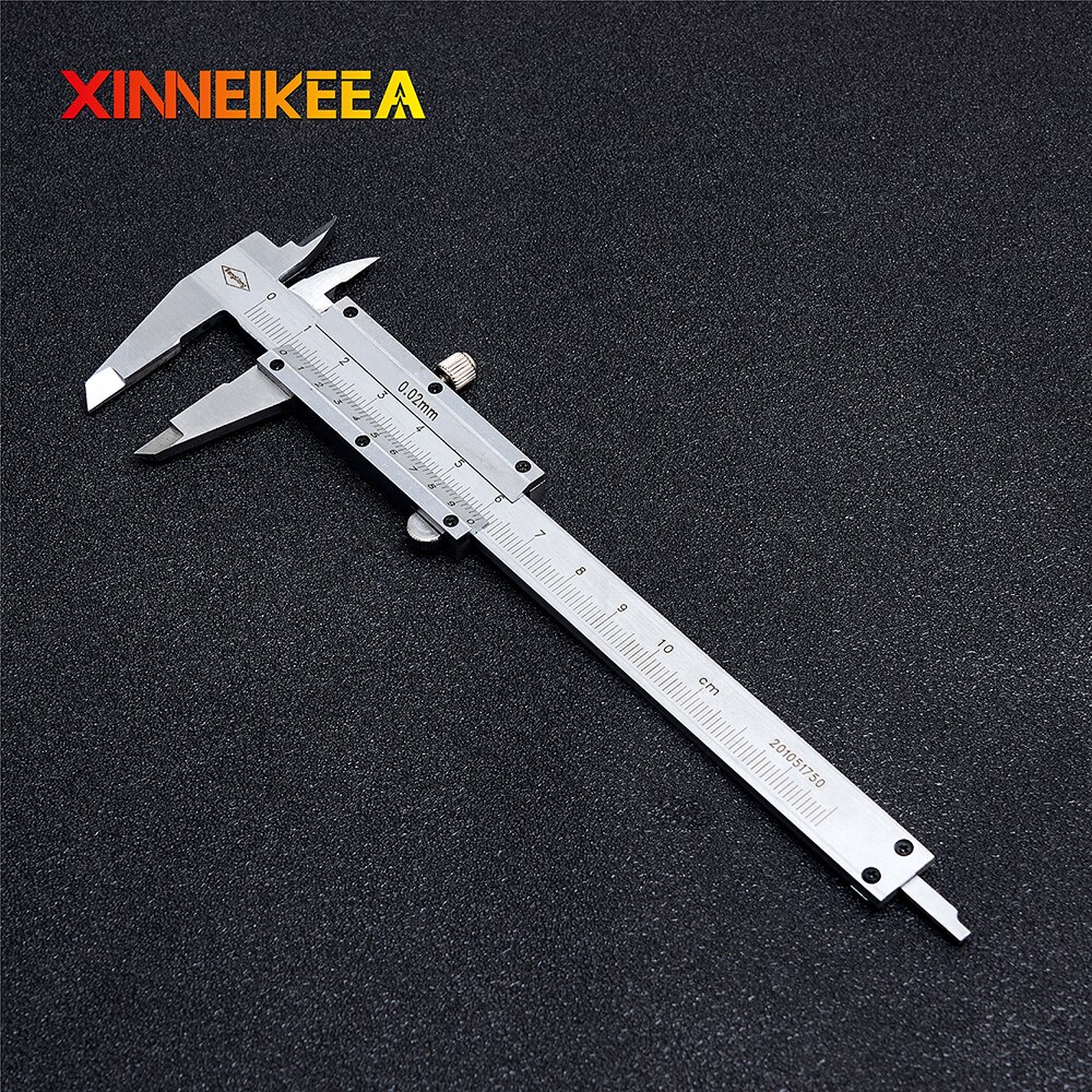 Mini Type Stainless Steel Vernier Caliper Measuring Range 0-100mm Accuracy 0.02mm Small Metric Measuring Tool Vernier Caliper