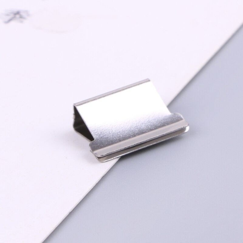 50pcs Metal Paper Clipper Refill Document Clip Photo Tickets Notes Letter Folder