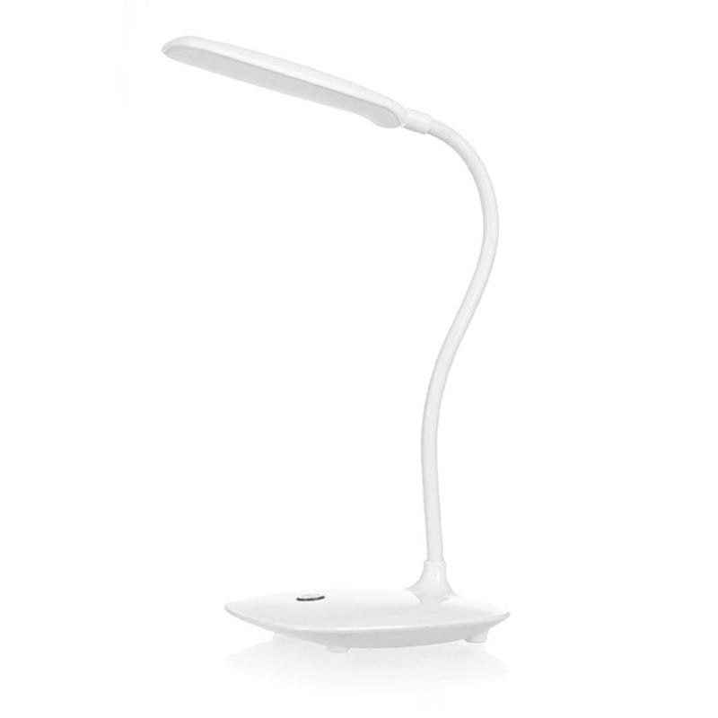 LED Desk Read Lamp USB Powered Charging Study Foldable Bendable Home Office Table Eye Protection Light Bedroom Study Lamp