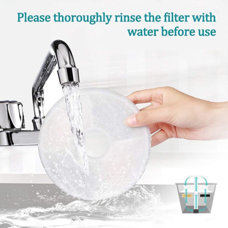Universal Pet Water Dispenser Filter Element Kat Hond Drinkwater Fontein