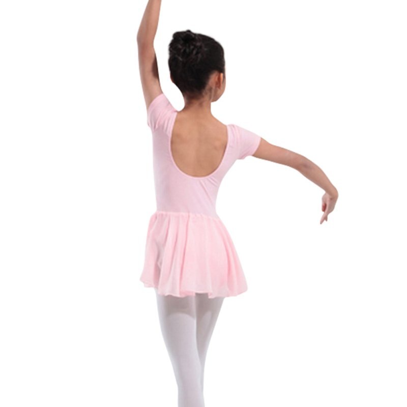 Gymnastik trikå för flickor balett klänning barn trikå tutu danskläder kostymer balett trikåer för tjej ballerina kläder