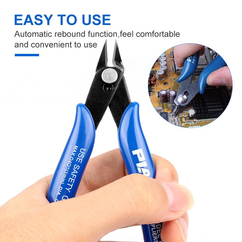 1 stk modell tang metalltråd tang skjære linje stripping multiverktøy stripper kniv crimper crimper verktøy kabelkutter elektrisk tang