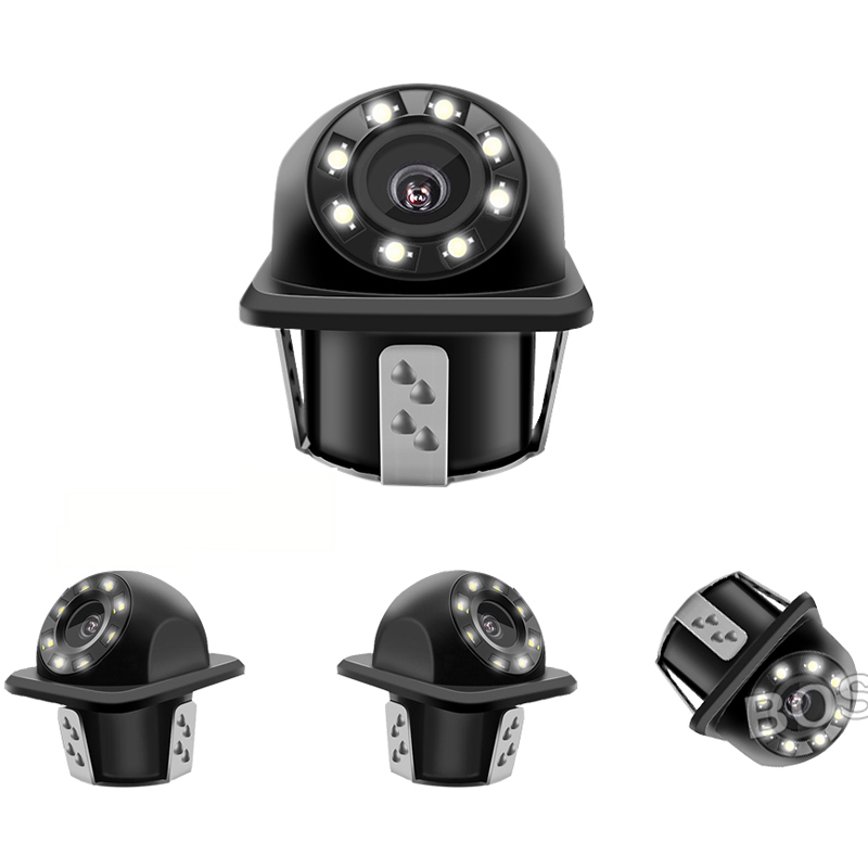 Cámara de visión trasera para coche bosion, impermeable, hd, con escala de distancia, para aparcamiento automático, universal , 8 led, 170 grados: Sexto 006