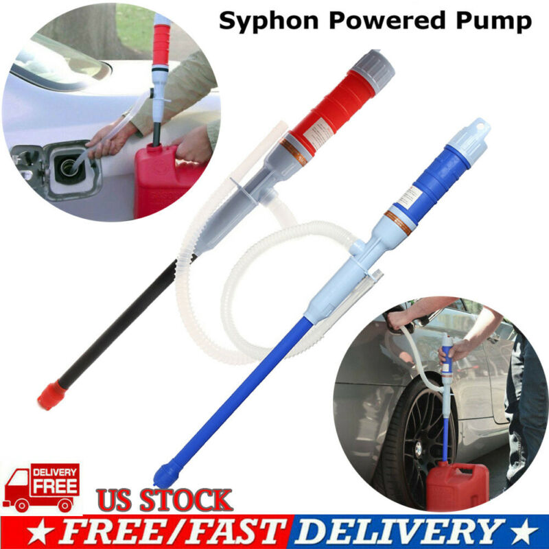 Portable Water Pump Liquid Transfer Pump Gas Oil Siphon Battery Operated Pump AU