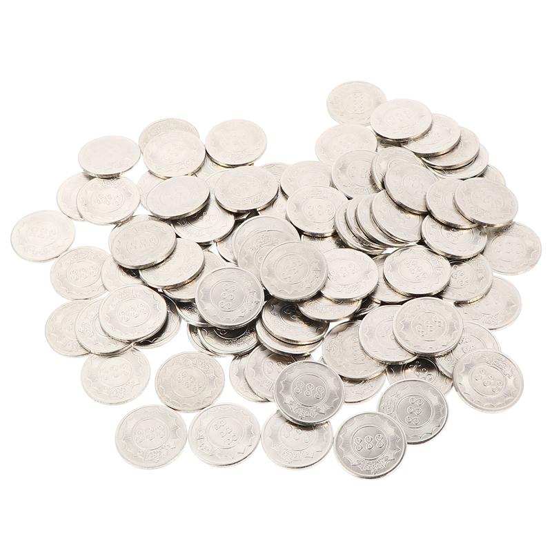 100 stücke Eisen Metall Münzen Gedenkmünze dauerhaft Unterhaltung Requisiten