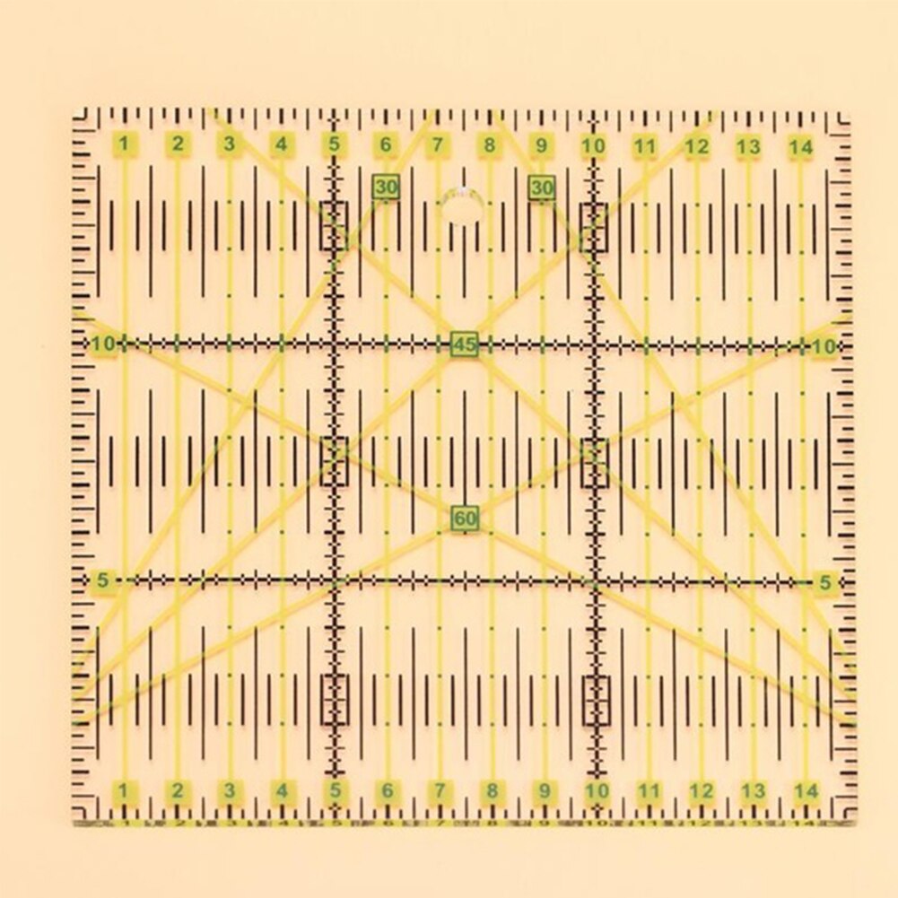 Praktische Schneiderin Stoff Schneiden Verdickt Acryl Quadrate Werkzeug Manuelle Cutter Genaue Herrscher