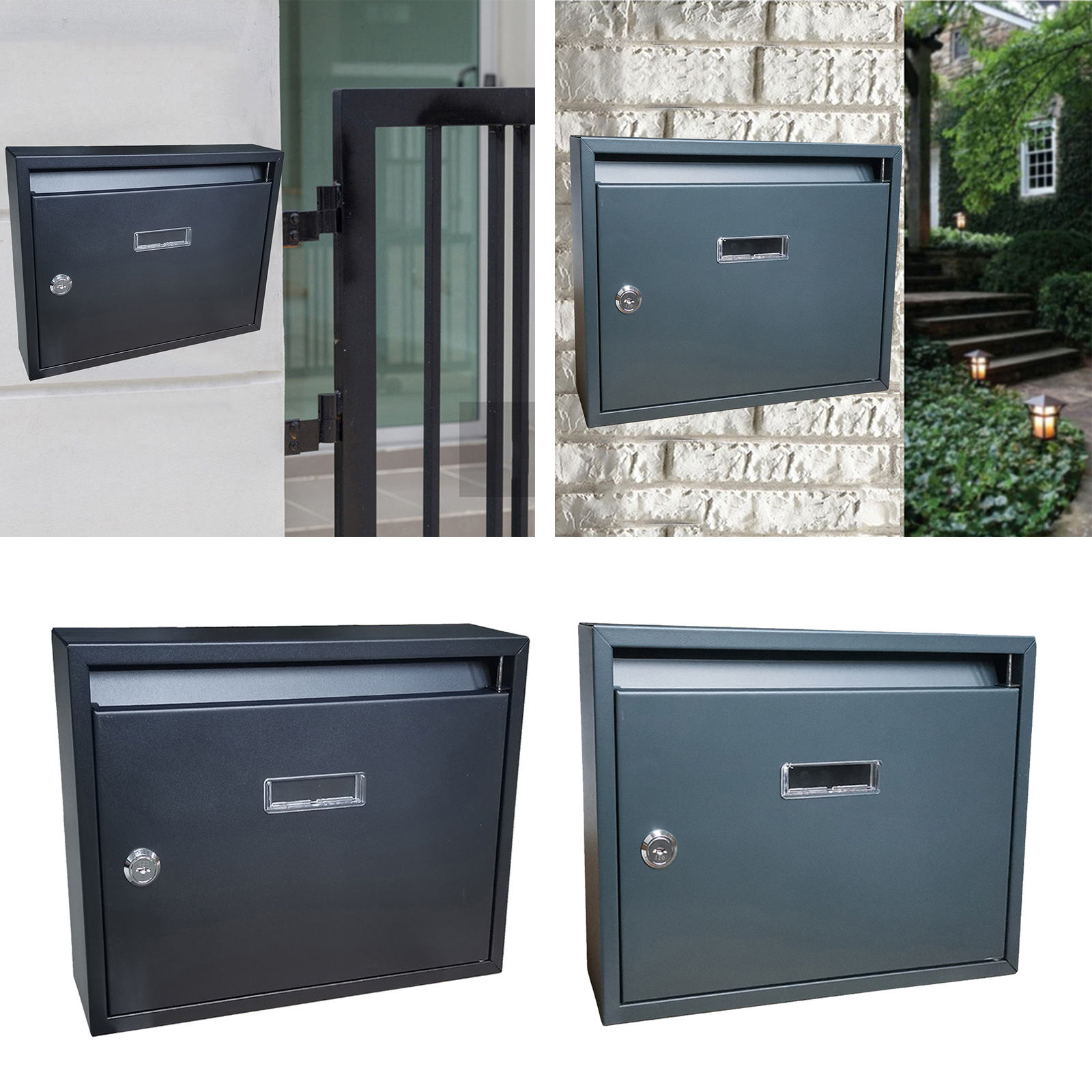 Art Mailbox Combination Locking Comment Suggestion Box Secured Payments Key Paperwork Magazines Secure Postbox Front Door