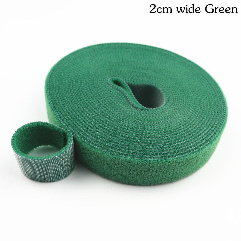 3 M Reusable Nylon Adhesive Fastener Tape Back to Back Power Wire Hooks Loops Fasteners Cable Ties Curtain Straps Magic Tape