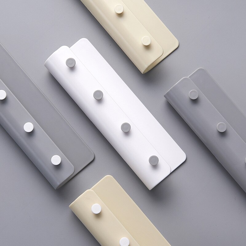 Porte-rangement en forme de U porte-clé suspendu mural avec 4 crochets support de rangement livres articles divers organisateur étagère décor à la maison