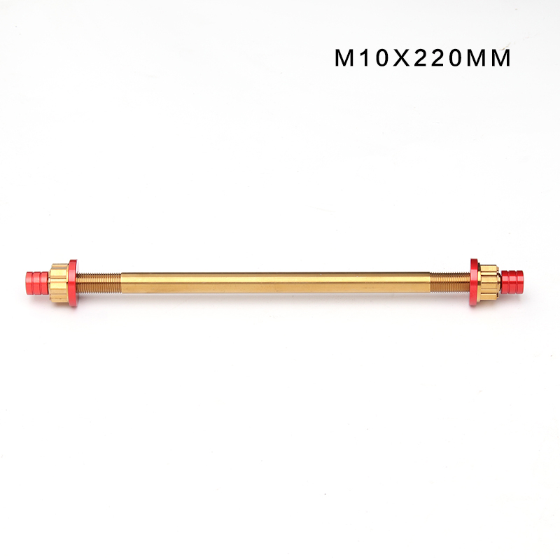 Motorcyle parts Front Rear wheel hub 250mm rainbow Axle shaft axis sleeve Fit PIT PRO Trail Dirt Bike QUAD ATV: Gold