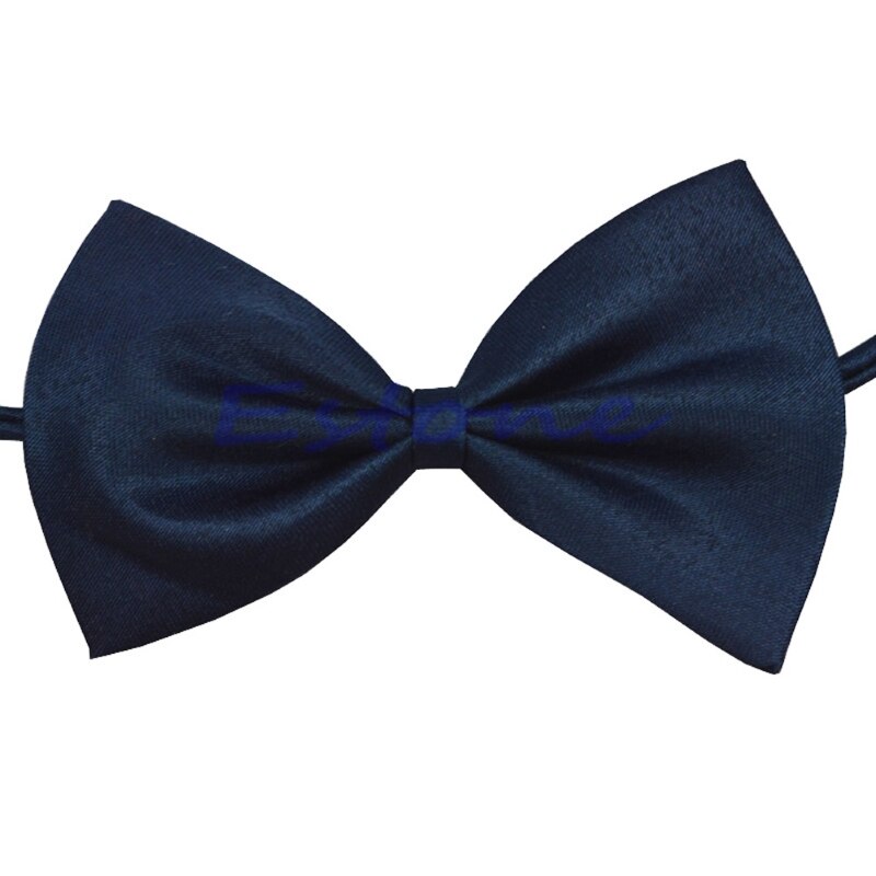 viel freundlicher Mädchen Jungen Kleinkinder Bowtie Vor Gebunden Hochzeit Fliege schlicht Krawatte: DB