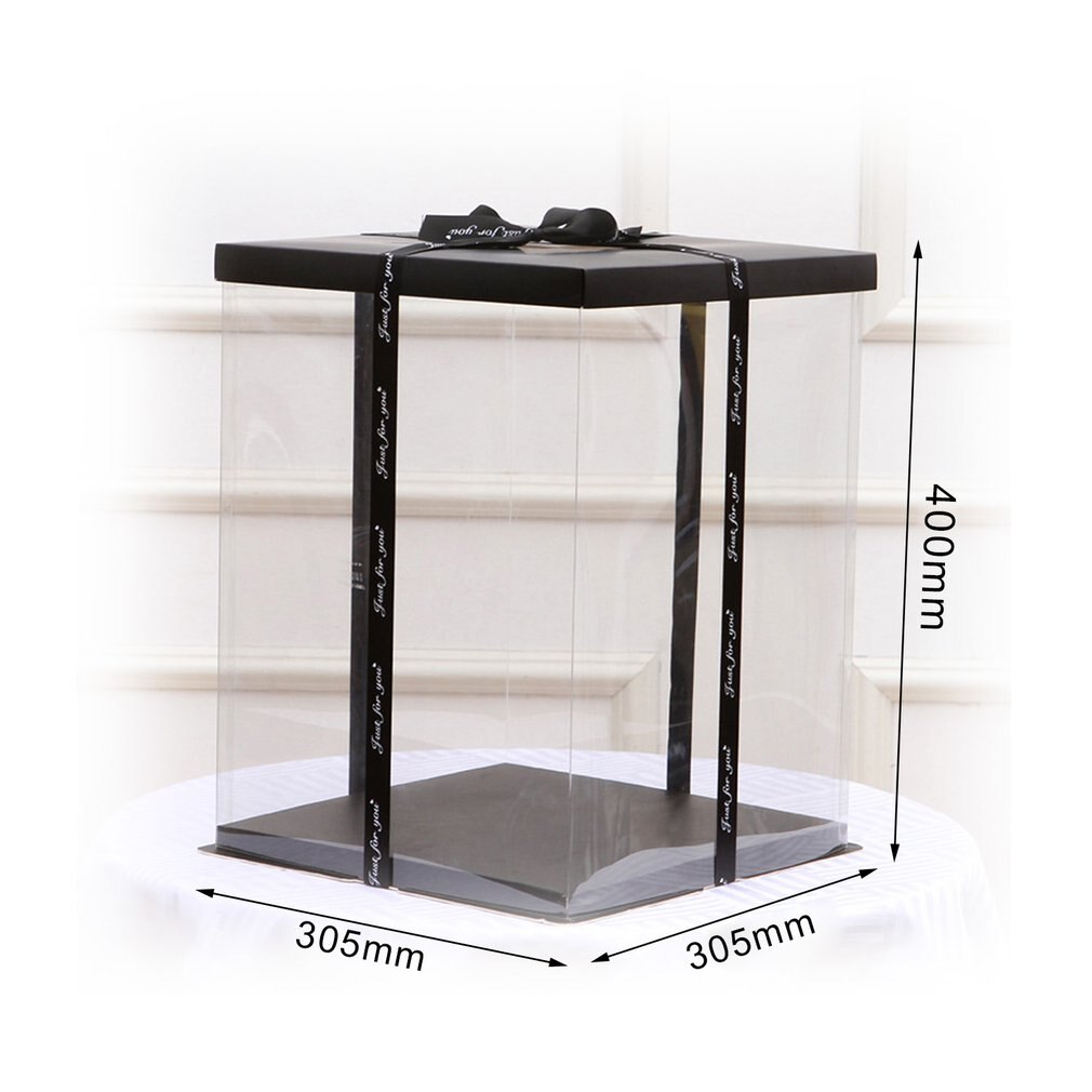 Transparant Lege Geschenkdoos Voor Kunstmatige Teddybeer Rose Bloem Box Vrouwen Pluche Beer Konijn