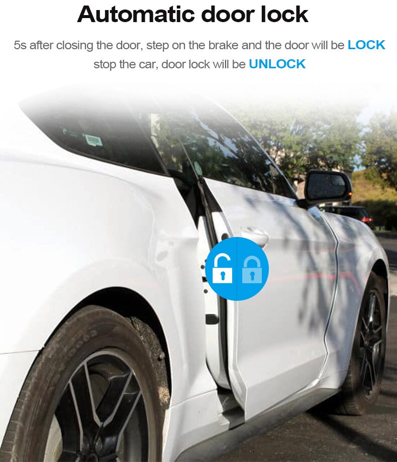 Keyless Entry System Fern Starten Motor Start Stop Taste Auto Alarm mit Autostart Zündung System Zentrale Schloss Automotive Pke