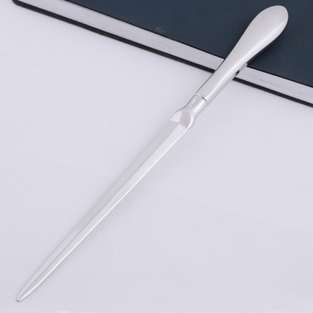 Universal Envelope Knife Letter Opener  Lightweight Hand Slitter Silver School Stainless Steel Solid Office Practical Cutter