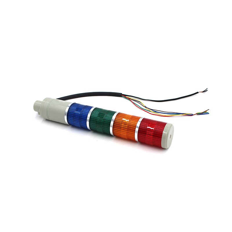 Brrnoo Ampel-Signalleuchte Rot/grün – LED Warnleuchte Für Maschinen, 24V, Klappbare Basis, Robust & Hell