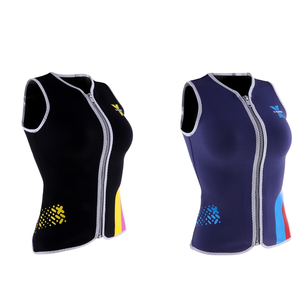 Neoprenanzug-weste für damen, 3mm neoprenanzüge, oberteil zum tauchen, surfen, kanufahren, weste