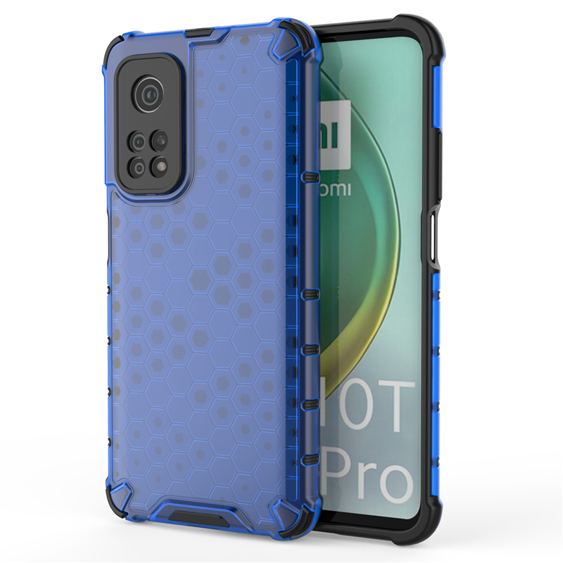 Para Xiaomi Mi 10T 10 T Pro 5G funda a prueba de golpes armadura resistente funda de teléfono transparente para Mi 10T Pro Mi10T Pro Mi 10 Lite contraportada: ABS / Gris