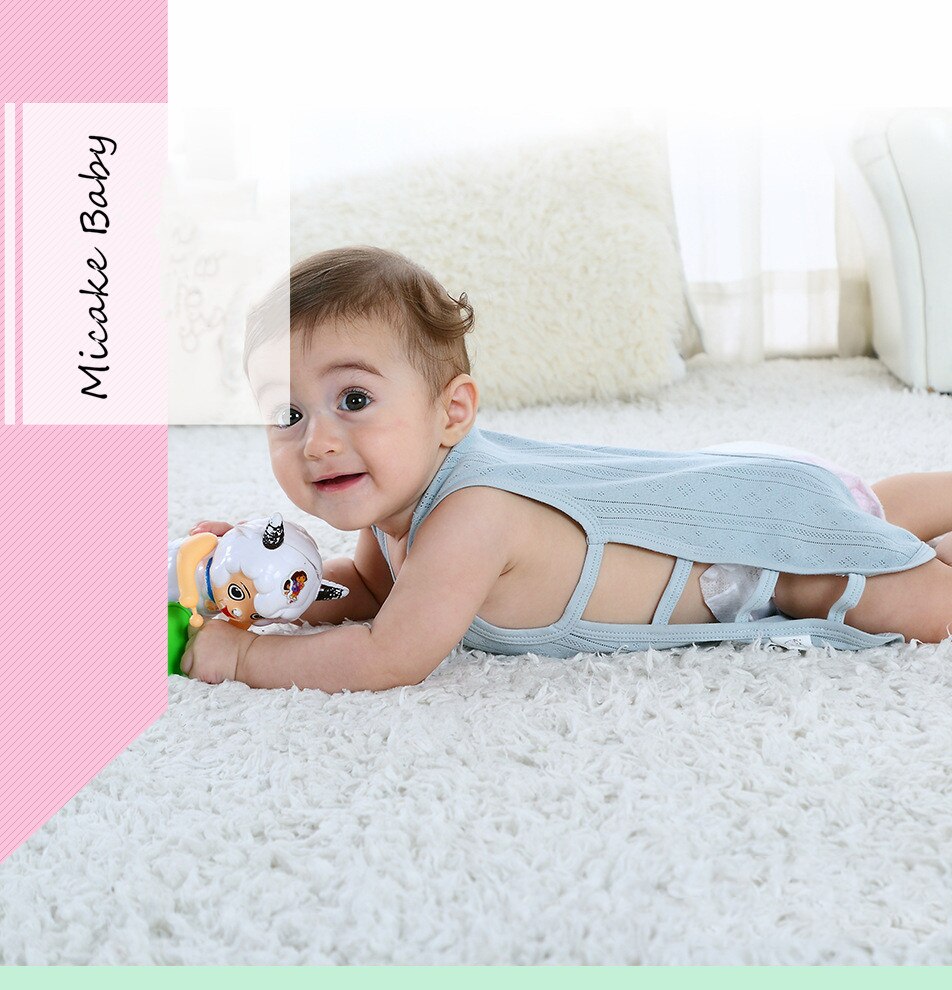 Combinaison d'été en coton pour -né, sans manches, gilet, pyjama, barboteuse, vêtements unisexe pour bébés, filles et garçons
