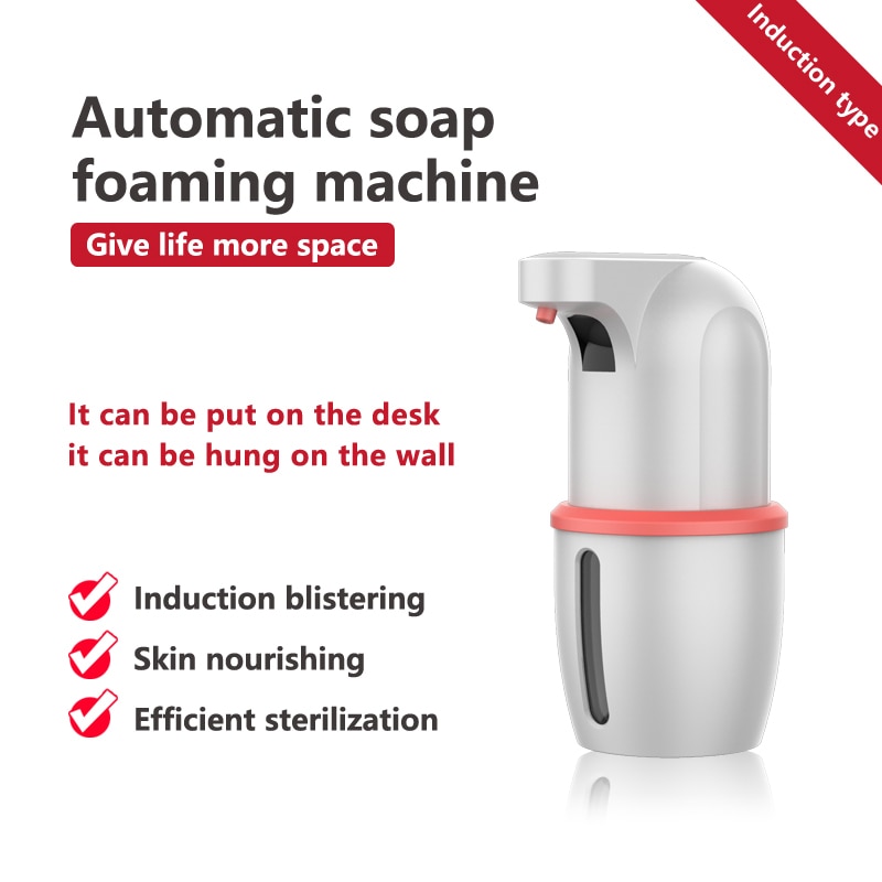 Newest 275ml Soap Dispenser Touchless Automatic Infrared Induction Smart Foam Soap Dispenser USB Charging For Kitchen Bathroom