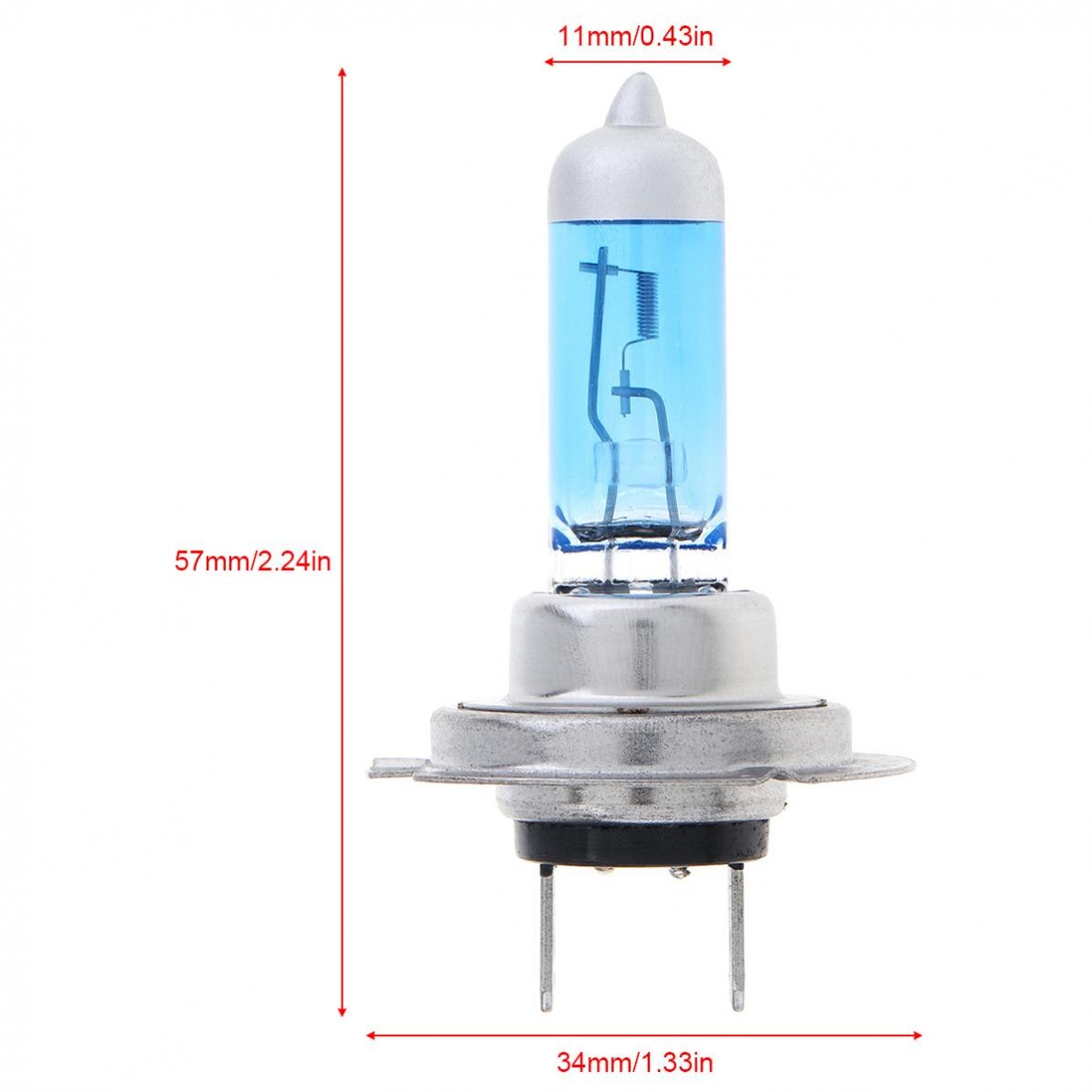 2 Stuks 12V H7 55W Wit Licht Auto Koplamp Auto Xenon Halogeen Lamp 6000K Auto Koplamp mist Lampen Fit Voor Auto 'S