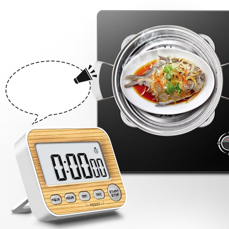 Timer Digital Timers Kitchen Timer with Alarm Clock for Cooking Shower Study Stopwatch Alarm Clock Cooking Countdown Time
