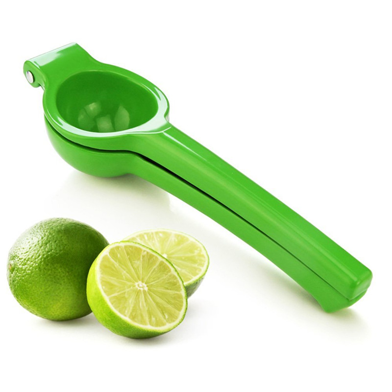 Premium Metalen Handmatige Citruspers/Lime Juicer-Citrus Druk Juicer Aluminium Lime Squeezer, Groen