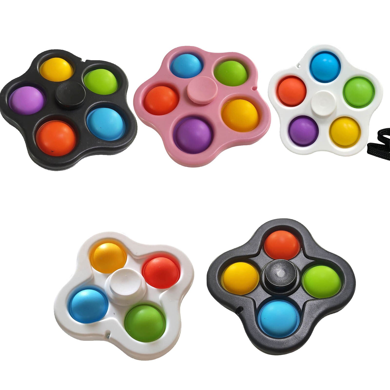 drücken Es blasiert Anti-betonen-Spielzeug Erwachsene freundlicher Zappeln Spielzeug Bunte Autismus Bedürfnisse Squishy Stressabbau Spielzeug betonen Linderung
