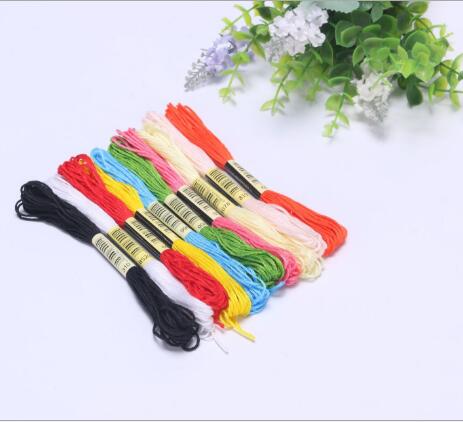 50colors Handmade DIY Embroidery Threads Colorful Embroidery Threads Household Sewing Handmade thread LYQ