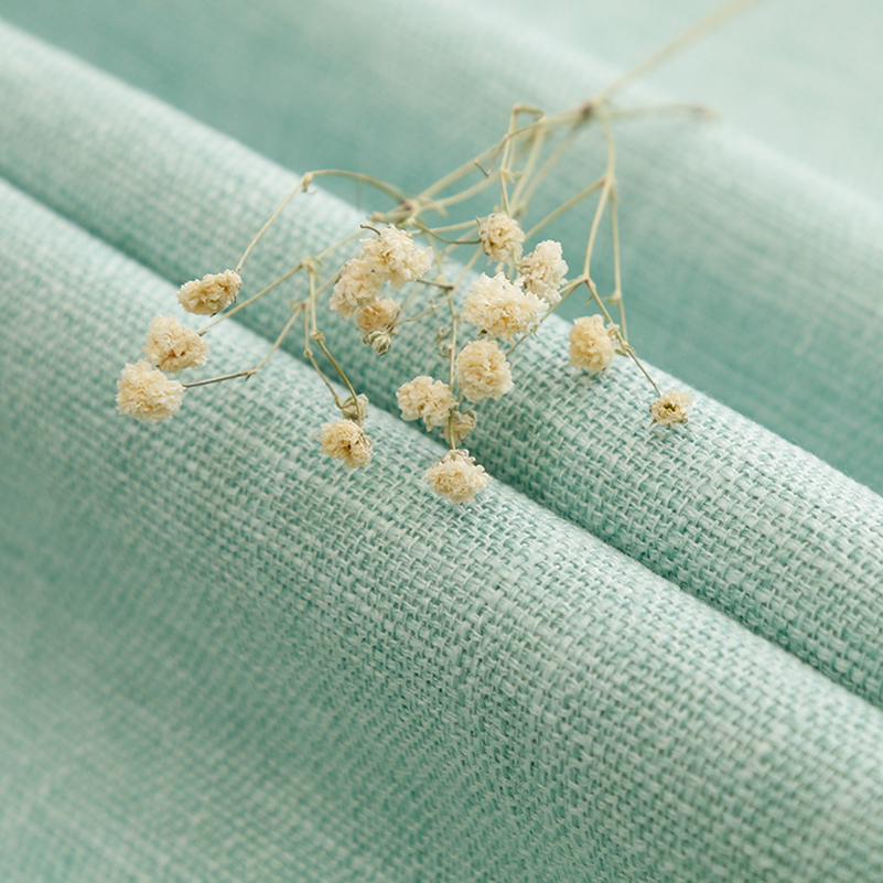 Tela textil de lino orgánico grueso y grueso, punto de cruz Natural, telas para tapicería de muebles de sofá, decoración por metros