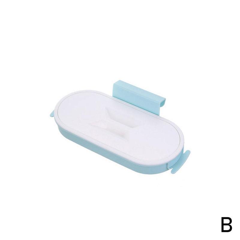 Kitchen Garbage Bag Racks Rubbish Bag Holder Cupboard Waste Bin Hanging Racks Trash Storage Rack Portable Cleaning Tools: B