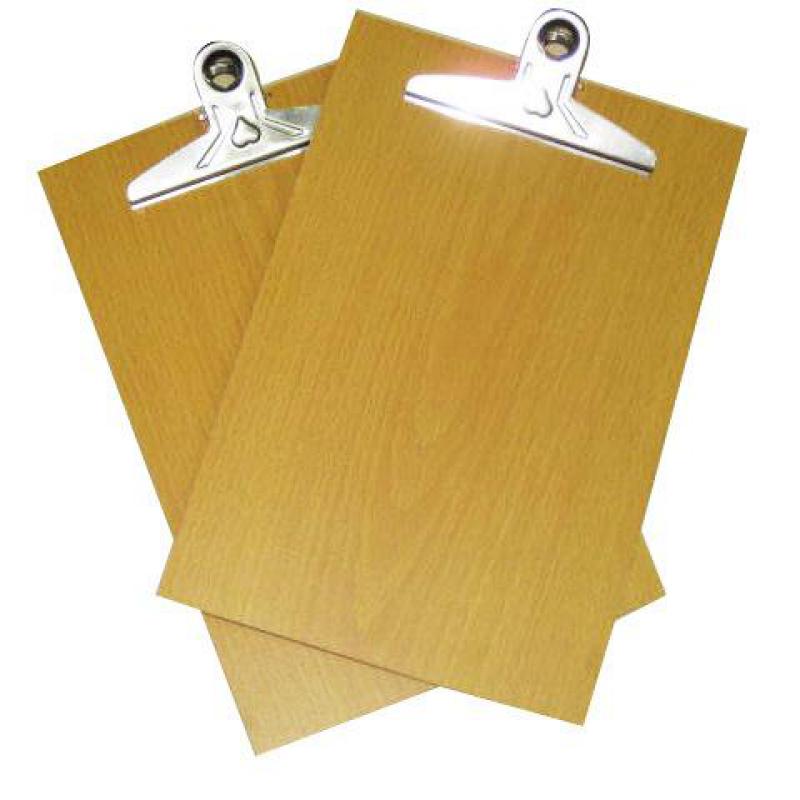 A4 Wooden Clipboard Clip Board Office School Stationery With Hanging Hole Paper Holder Office Clipboards