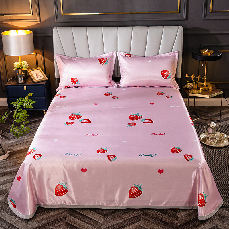 Verano Cool Sleeping Bed sábana 230x250cm aguacate impreso suave transpirable cama Mat colchones cubierta para adultos niños w/2 funda de almohada: Model 13