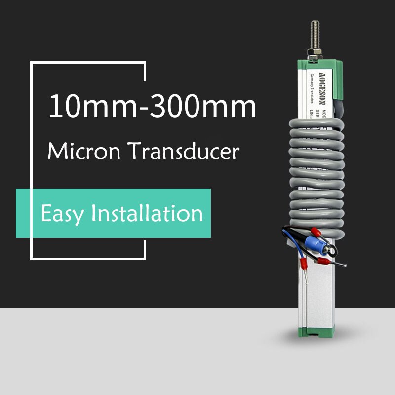 Micron Automatic Reset KTM-10mm to 200mm Linear Displacement Ruler Sensor Electronic Transducer