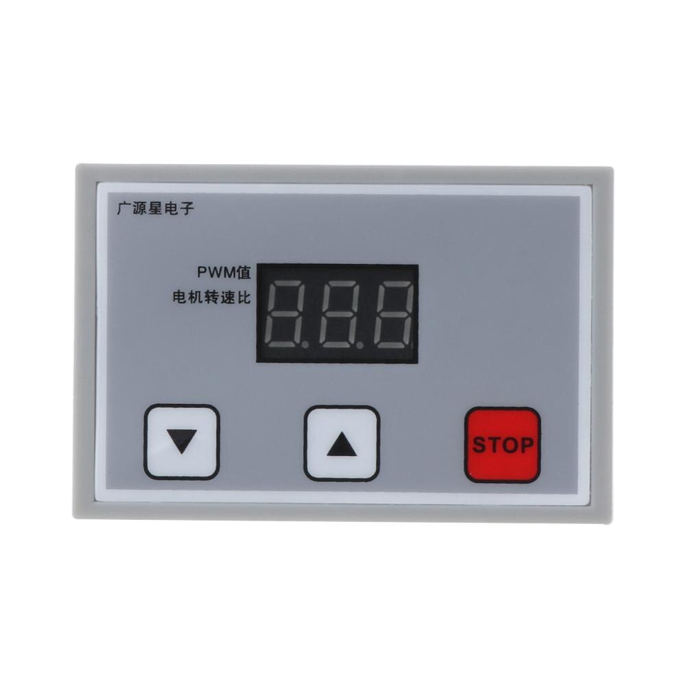 Digital Display 0~100% adjustable DC 12V 24V 5A 120W PWM Motor Speed Controller Regulator Reversible Variable Speed Slow Start