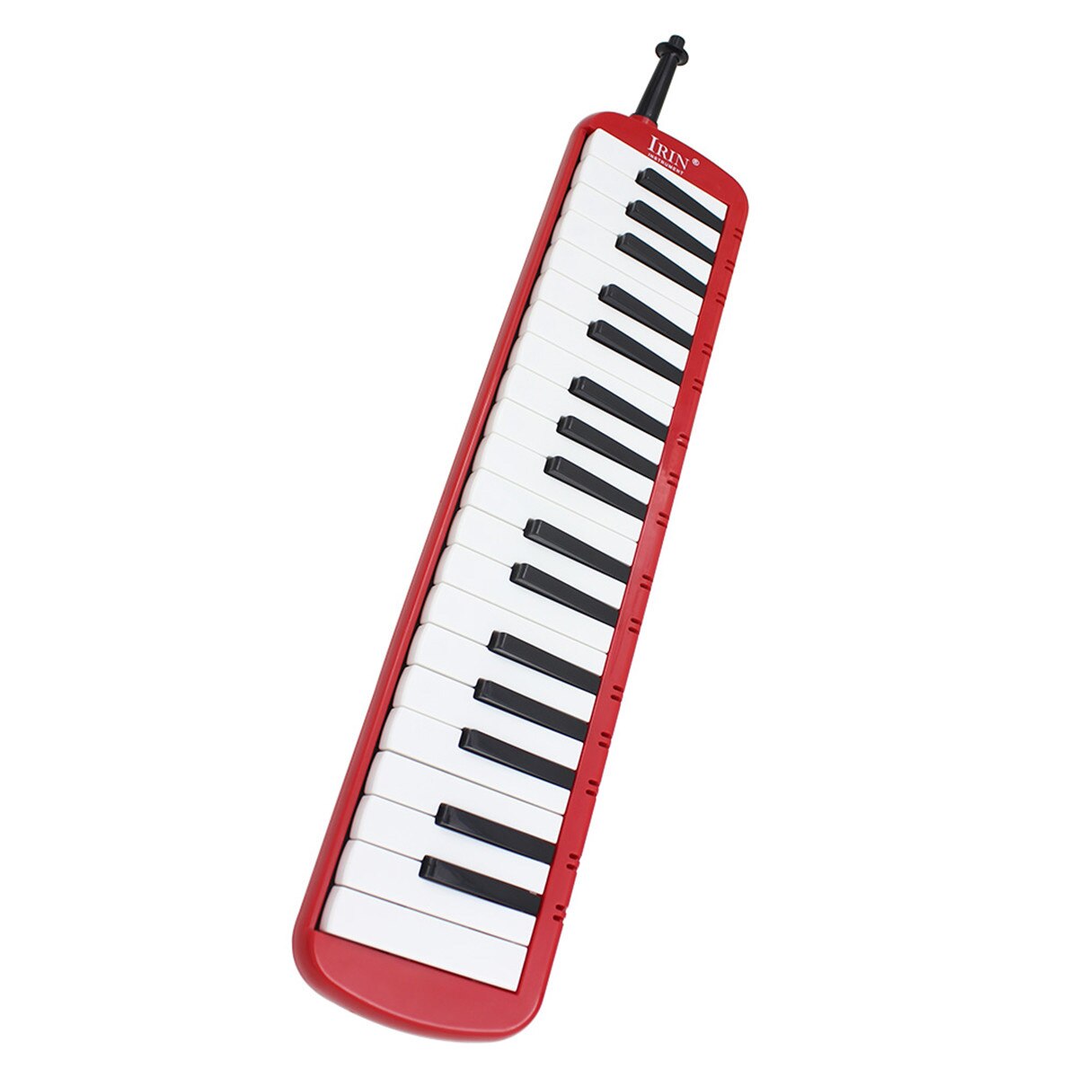 37 Keys Electronic Melodica Harmonica Keyboard With Handbag Durable Musical Instruments Performance Beginner Practice: Red