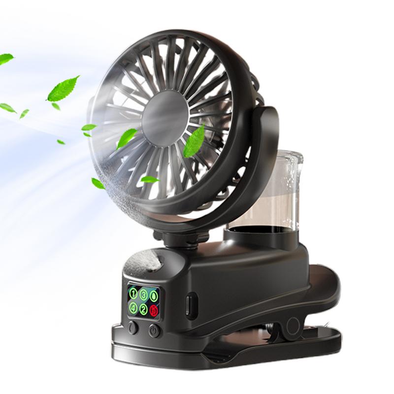 Mister Fan Spraying Water Misting Fan Outdoors Mister Desk Table Fan For Travel Work Home Camping