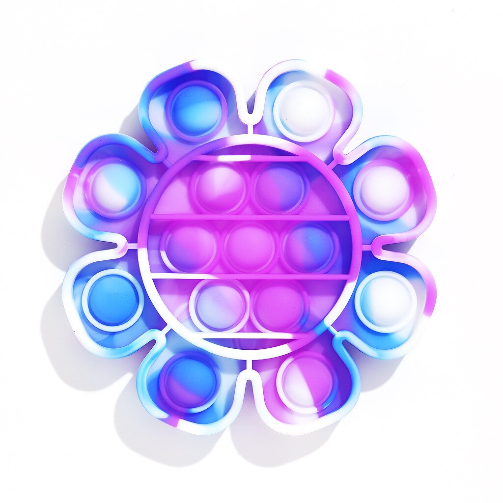 Pop It Push Bubble Fidget Toys Adult Stress Relief Toy Antistress PopIt Soft Squishy Anti-Stress Anti Stress Box Poppit: M