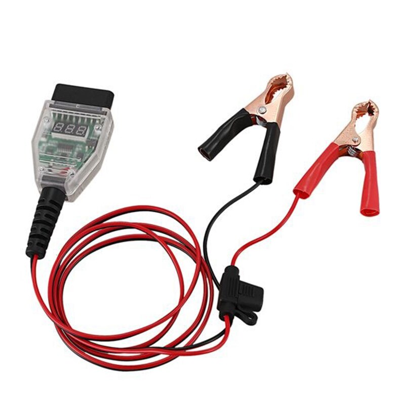 12v digitalt batteritester voltmeter og opladningssystemanalysator med lcd display batteri generator tester: Værktøjer