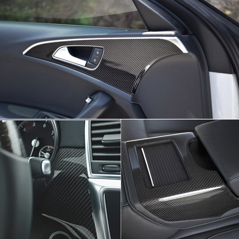 152Cm 5D Carbon Fiber Vinyl Auto Wrap Sheet Roll Film Auto Stickers En Stickers Motorfiets Auto Styling Accessoires