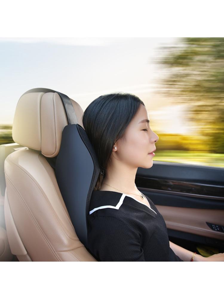 Zagłówek fotela samochodowego Podkładka szyi poduszka wspomagająca 3D z pianki pamięć oddychająca poduszka podróżna X5XE