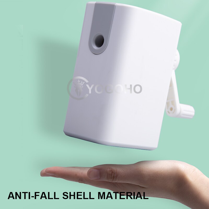 M&amp;G Hand-cranked Pencil Sharpener Manual Pencil Cutter Hand Crank Rotary Knife Pencil Sharpener Stationery Supplies