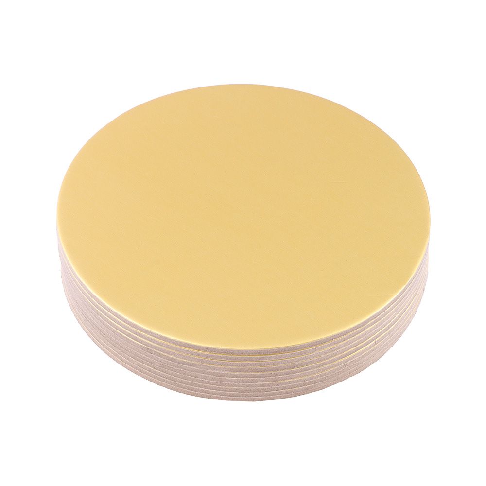 10pcs Diameter 12/16/22/26cm Round Cake Boards Set Cakeboard Base Disposable Paper Cupcake Dessert Tray Cake Tools: gold-16cm