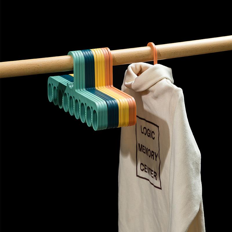 Coat Hanger Multifunctional Clothes Drying Rack Drying Clothes Pants Socks Towel Wardrobe Space Saver Hook Plastic Organize