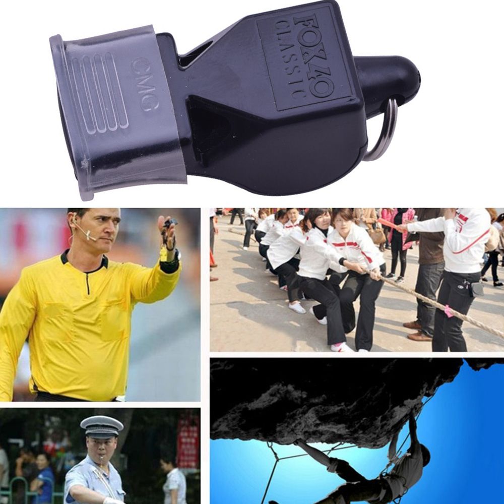 Silbato de árbitro, fútbol, baloncesto, Hockey, béisbol, deportes, silbato de plástico, herramientas de notificación de emergencia