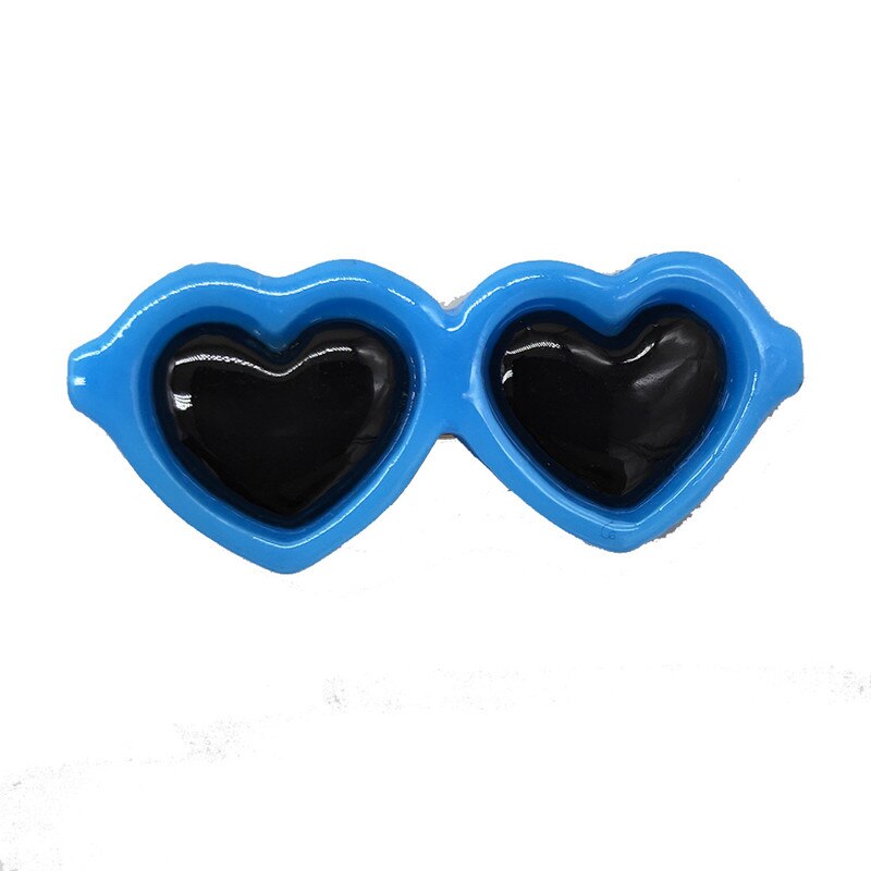 1Pcs Pet Mooie Hart Zonnebril Haarspelden Hond Bows Hair Clips Voor Puppy Honden Kat Yorkie Teddy Huisdier Haar decor Dierbenodigdheden: A